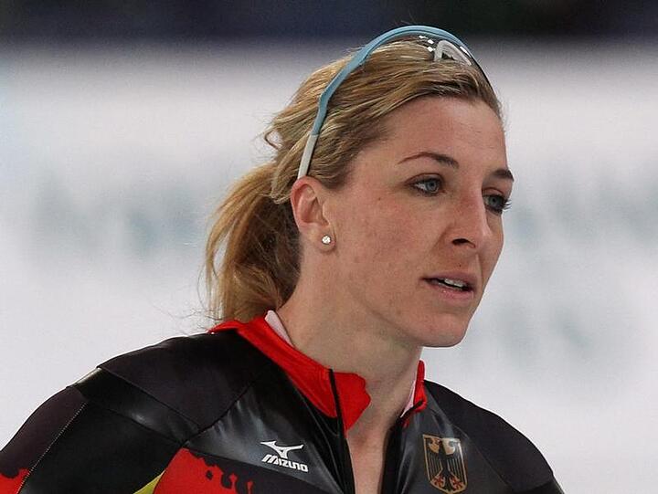Purer Frust: Eisschnelllauf-Queen Anni Friesinger.