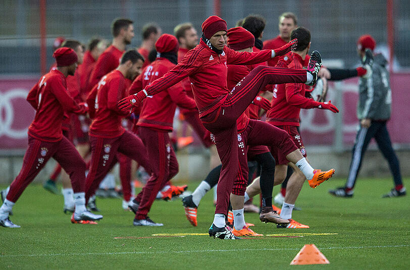 Weitere Bilder vom Auftakt-Training der Bayern.
