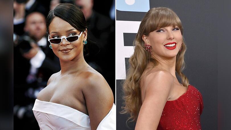Rihanna und Taylor Swift sind nun gleichauf was Chart-Hits betrifft. Rihanna und Taylor Swift sind nun gleichauf was Chart-Hits betrifft.