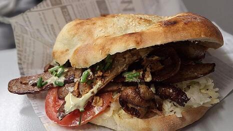 So sieht er aus, der Bratwurstd&ouml;ner der Metzgerei Pfettner.