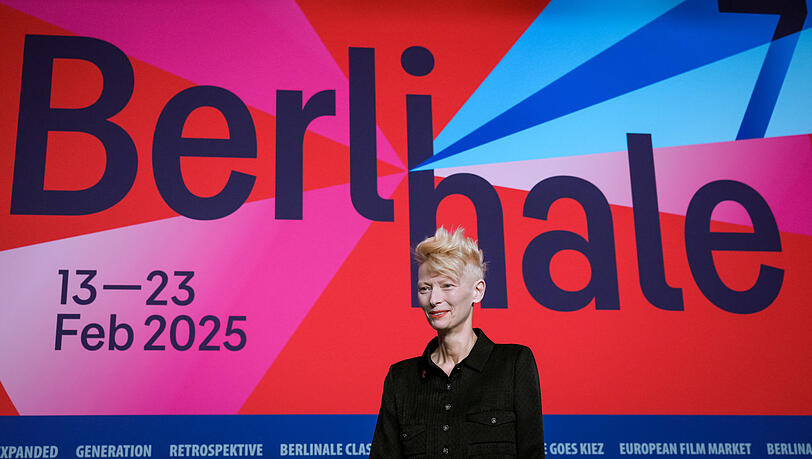 Schauspielerin Tilda Swinton in Berlin. Schauspielerin Tilda Swinton in Berlin.