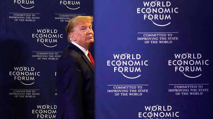 In seiner ersten Amtszeit nahm Trump als erster US-Präsident am WEF teil. (Archivbild)