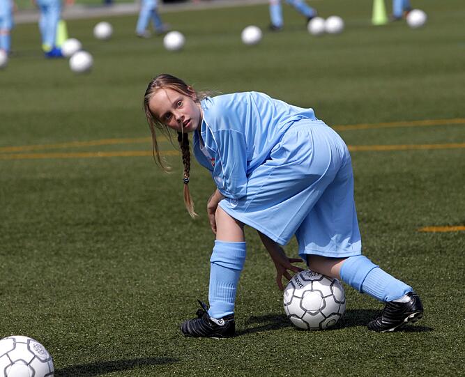 Am Vormittag wurden die Grundlagen trainiert &ndash; mal mit, mal ohne Ball. Die Bilder vom Fielmann-Camp beim TSV 1860