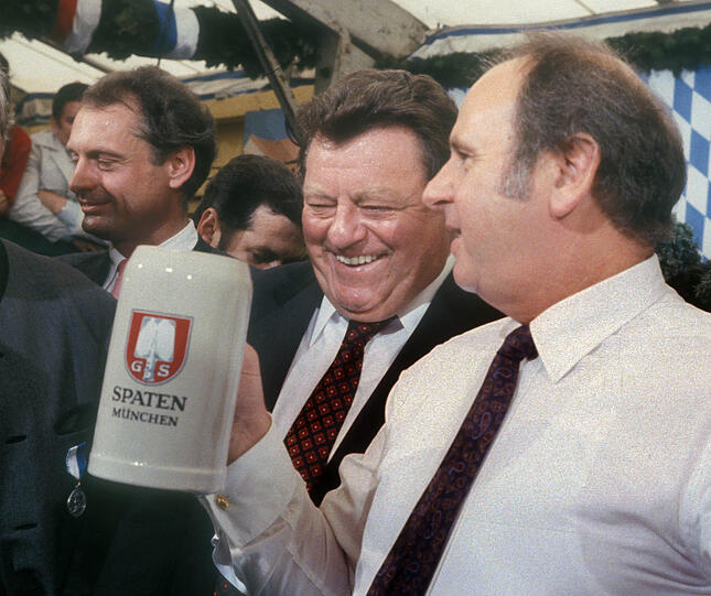 1980: Erich Kiesl und Franz Josef Strauß.