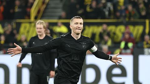 Dortmunds Marco Reus jubelt nach seinem Tor zum 3:1.