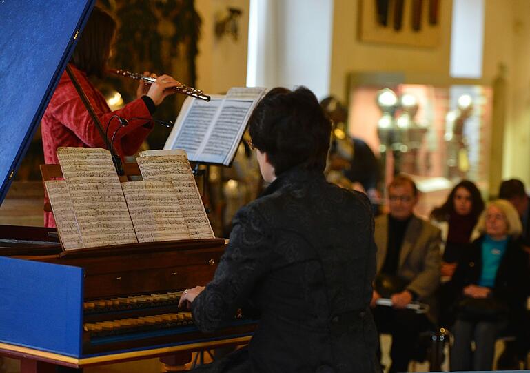 Musiker spielen heute auf der Veste Coburg aus den Sonaten von Friedrich dem Großen. Die Original-Noten galten lange als verschollen.