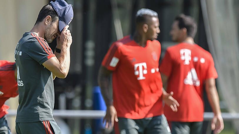 Fokussiert: Trainer Niko Kovac (li.) beim FC Bayern.