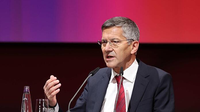 Präsident Herbert Hainer bei der Jahreshauptversammlung im vergangenen Jahr.
