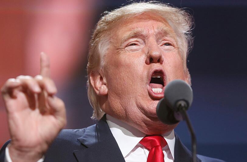 US-Präsidentschaftsbewerber Trump: "Manchmal, in der Hitze der Debatte, und wenn man über viele Dinge gleichzeitig spricht, wählt man nicht die richtigen Worte, oder man sagt das Falsche. Das ist mir passiert." Foto: Michael Reynolds/Archiv