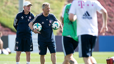 Wunschkandidaten: Jupp Heynckes und Peter Hermann übernahmen den FC Bayern vom Team Ancelotti.