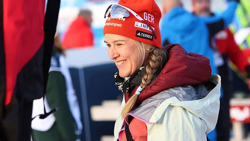 Biathlon-Olympiasiegerin Denise Herrmann-Wick spricht mit Felix Neureuther über Kinder und Skifahren.