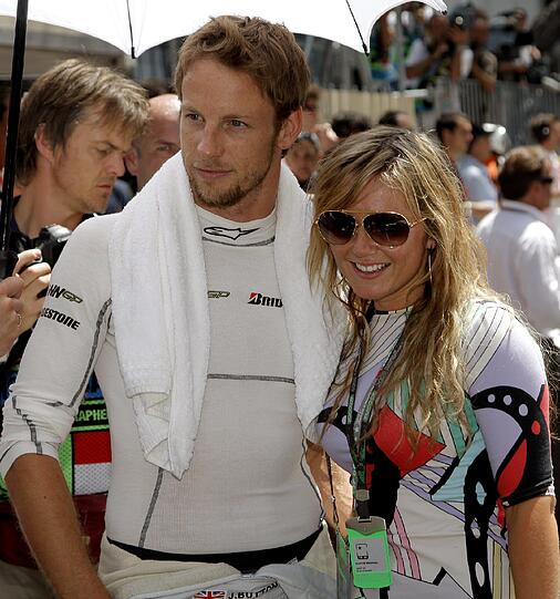 Geri Halliwell und Jenson Button.