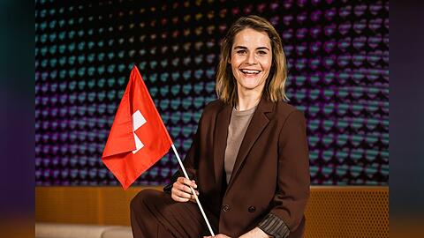 Hazel Brugger ist eine der Moderatorinnen des diesjährigen Eurovision Song Contests in Basel.
