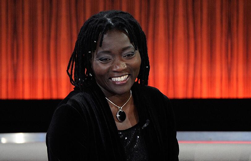 Die Schwester des US-amerikanischen Praesidenten Barack Obama, Auma Obama.