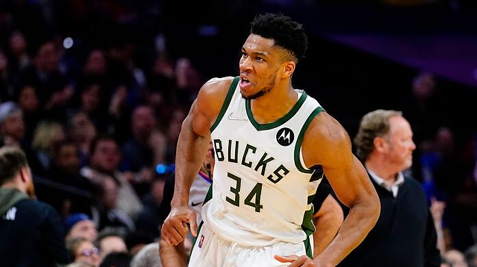 Giannis Antetokounmpo erzielte in seiner Karriere bisher 14.216 Punkte für die Milwaukee Bucks.