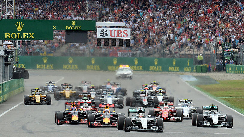 Blick zurück auf das bisher letzte Formel-1-Rennen auf dem Hockenheimring - am 31. Juli 2016 ging hier der Große Preis von Deutschland über die Bühne.