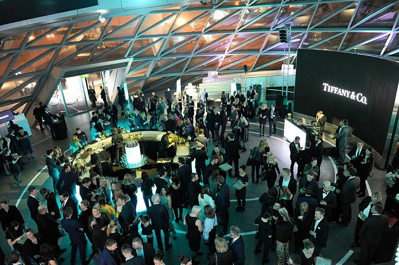 Der Doppelkegel in der BMW-Welt war gut besucht
