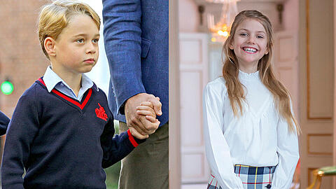 Die beliebtesten Königshaus-Kinder: Prinz George (l.) und Prinzessin Estelle (r.).
