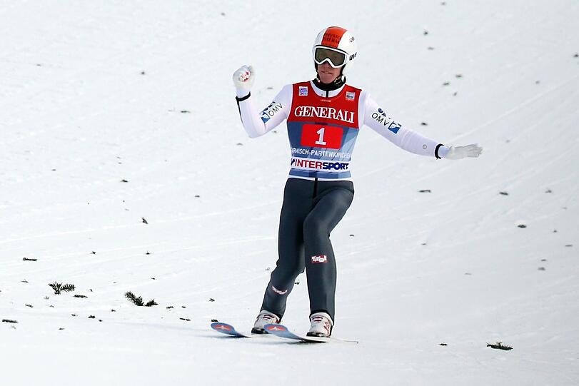 Siegerpose: Thomas Diethart
