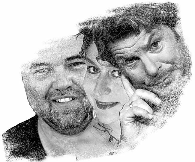 Feinheiten: Wolfgang Buck, Lizzy Aumeier und Bernd Regenauer (v.l.) sind &bdquo;3 in am Bäggla&ldquo;.