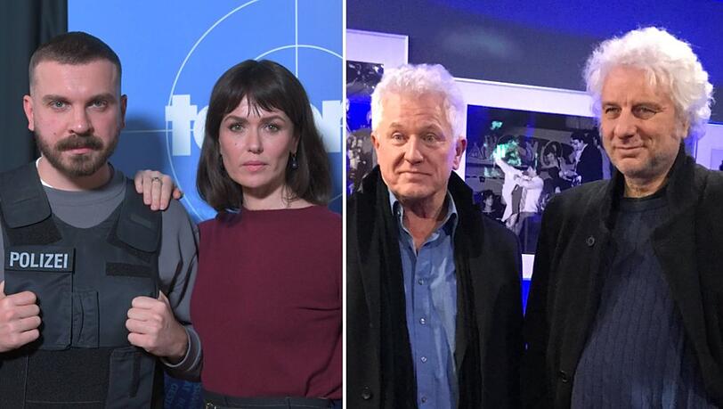 Kommende Saison startet ein neues "Tatort"-Team in Frankfurt am Main (l.) - und es heißt Abschiednehmen von den Münchner Ermittlern Batic und Leitmayr alias Miroslav Nemec und Udo Wachtveitl.