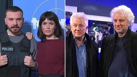 Kommende Saison startet ein neues "Tatort"-Team in Frankfurt am Main (l.) - und es heißt Abschiednehmen von den Münchner Ermittlern Batic und Leitmayr alias Miroslav Nemec und Udo Wachtveitl.