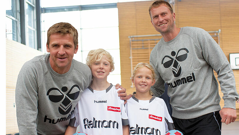 Thomas Knorr und Mannhard Bech – die Coaches beim Camp der AZ und Fielmann. Thomas Knorr und Mannhard Bech – die Coaches beim Camp der AZ und Fielmann.
