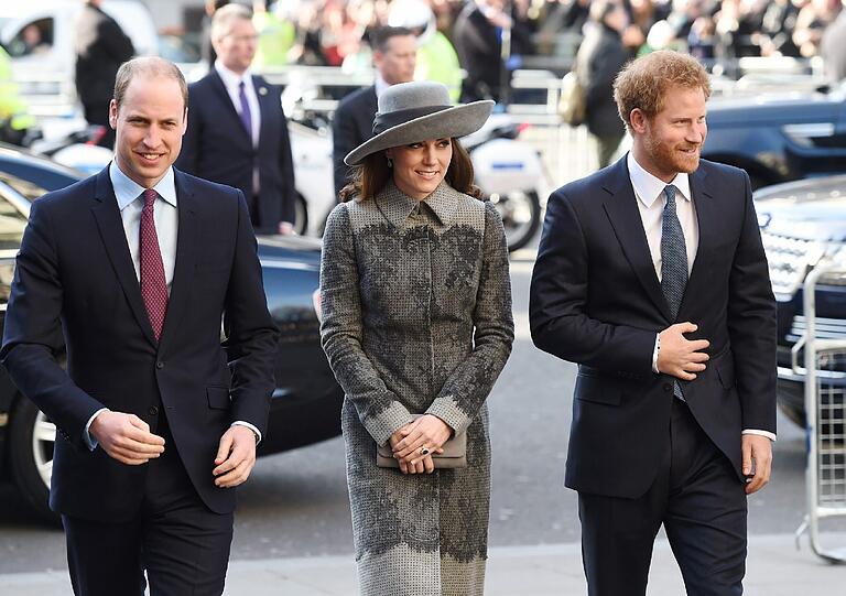 Prinz William, Herzogin Kate und Prinz Harry