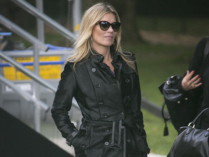 Kate Moss bei einer Modenschau in London