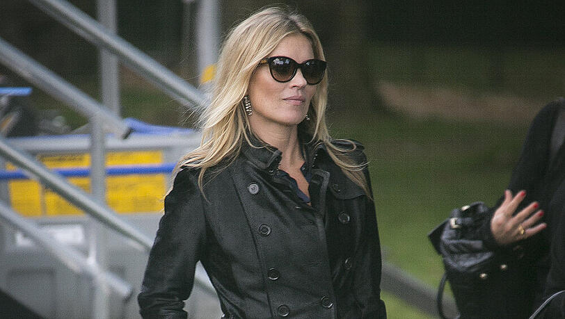 Kate Moss bei einer Modenschau in London Kate Moss bei einer Modenschau in London