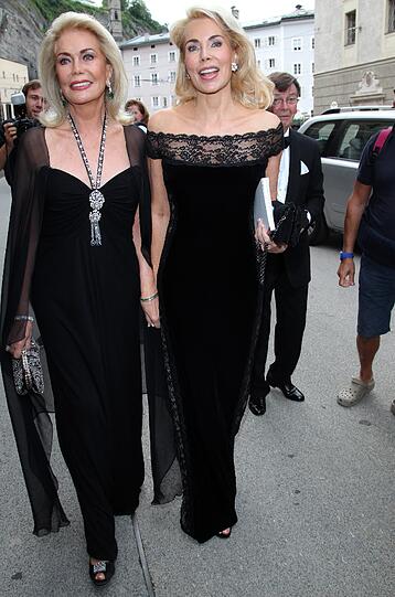 Renate Thyssen Henne und Tochter Gabriele Begum Inaara Aga Khan