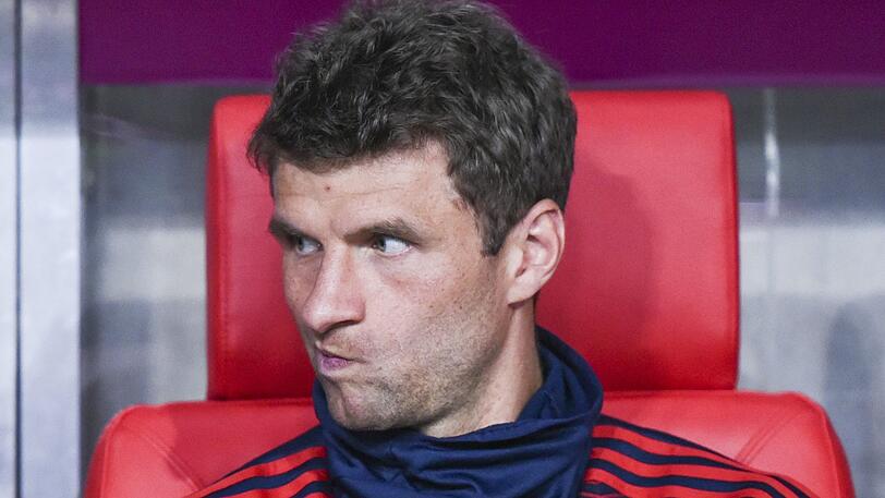 Immer wieder mal Bankdrücker beim FC Bayern: Thomas Müller.