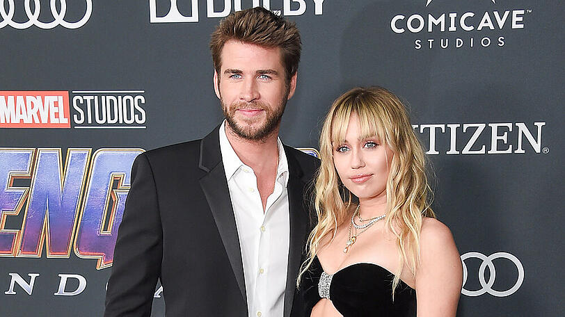 Liam Hemsworth und Miley Cyrus bei einem Auftritt in Los Angeles