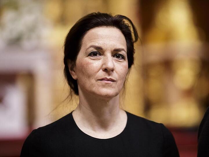 Martina Gedeck im Berliner Dom.
