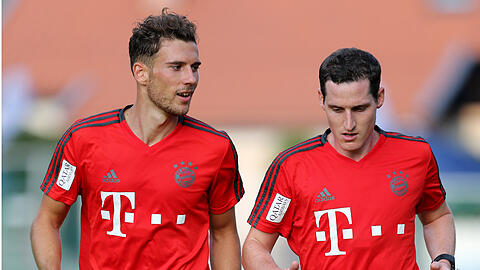 Zwei für's neue Bayern-Mittelfeld: Leon Goretzka und Sebastian Rudy.