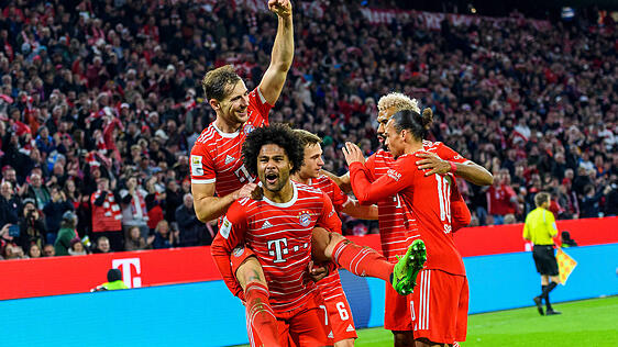 Der FC Bayern hat gegen Bremen viel Grund zum Jubeln.