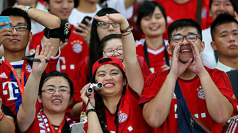 Der FC Bayern hat auch in China viele Fans.