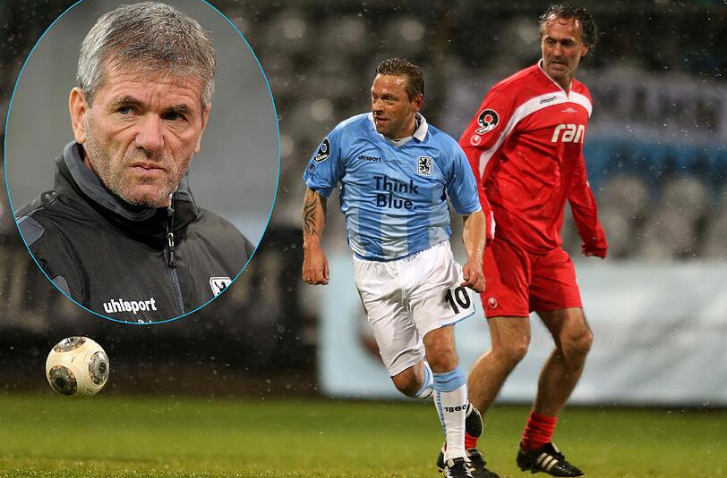 Lief beim Benefizspiel für Olaf Bodden schon im Löwen-Trikot auf: Thomas "Icke" Häßler. Kommt er zu den Profis von 1860, oder nicht? "Icke" selbst sagt, es liege nun am Verein, seine Wünsche zu erfüllen.