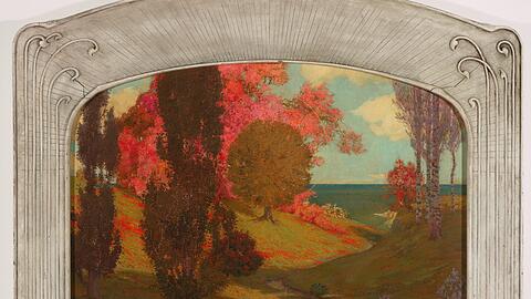Richard Riemerschmid: Garten Eden (1900), derzeit als Dauerleihgabe im Lenbachhaus.
