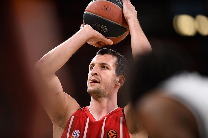 Paul Zipser in Aktion für Bayern München.
