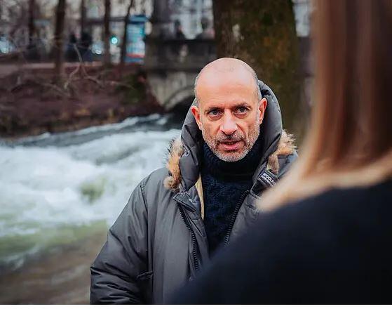 Surf-Club-M&uuml;nchen Pr&auml;sident Martin Gr&uuml;n.