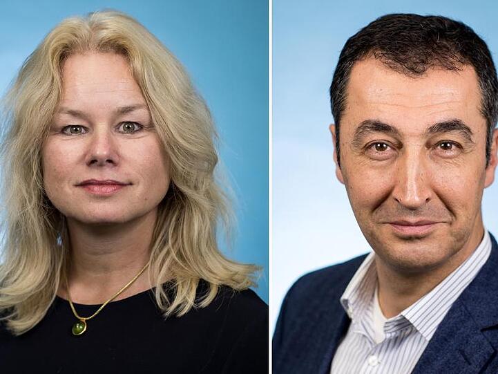 Kirsten Kappert-Gonther und Cem Özdemir wollen für den Fraktionsvorsitz der Grünen im Bundestag kandidieren.