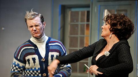 Das sitzt: Max Wagner und Ursula Burkhart