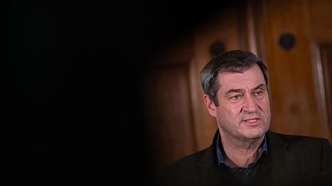 Markus Söder (CSU), Ministerpräsident von Bayern, gibt ein Pressestatement.