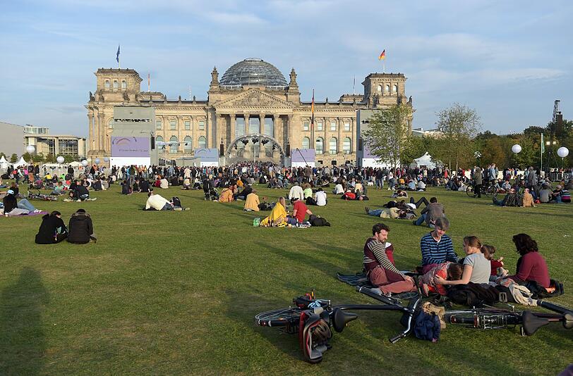 Bilder von der Einheitsfeier in Berlin.