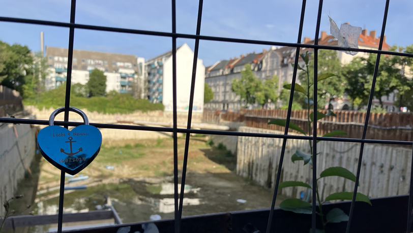 Fast schon eine Attraktion: das Sendlinger Loch.