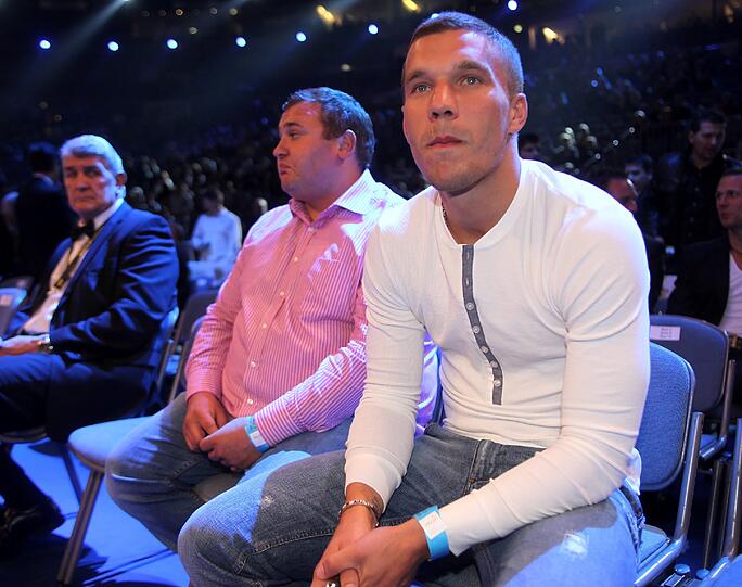Lukas Podolski war auch dabei...