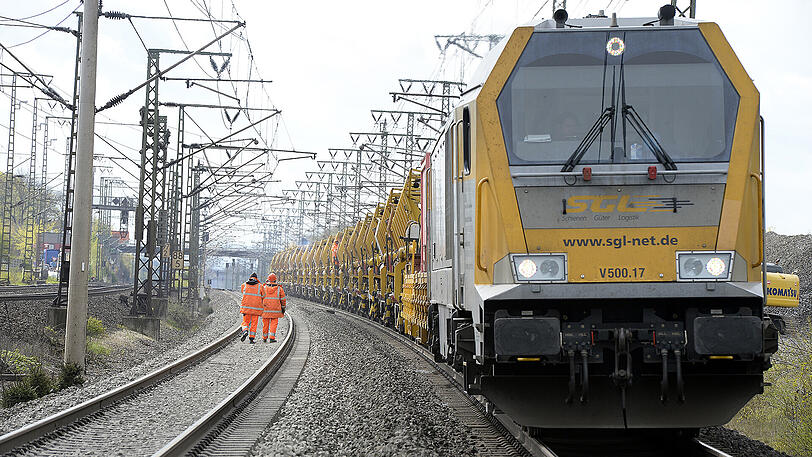 Baustelle Gleisnetz: Auch in Bayern hat die Deutsche Bahn dieses Jahr mehrere Großprojekte.