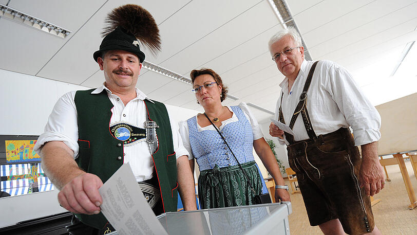 In Bayern wird die AfD laut einer aktuellen Wählerumfrag klar drittstärkste Kraft.