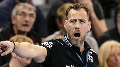 Flensburg-Trainer Maik Machulla und sein Team haben alle Trümpfe in der eigenen Hand.